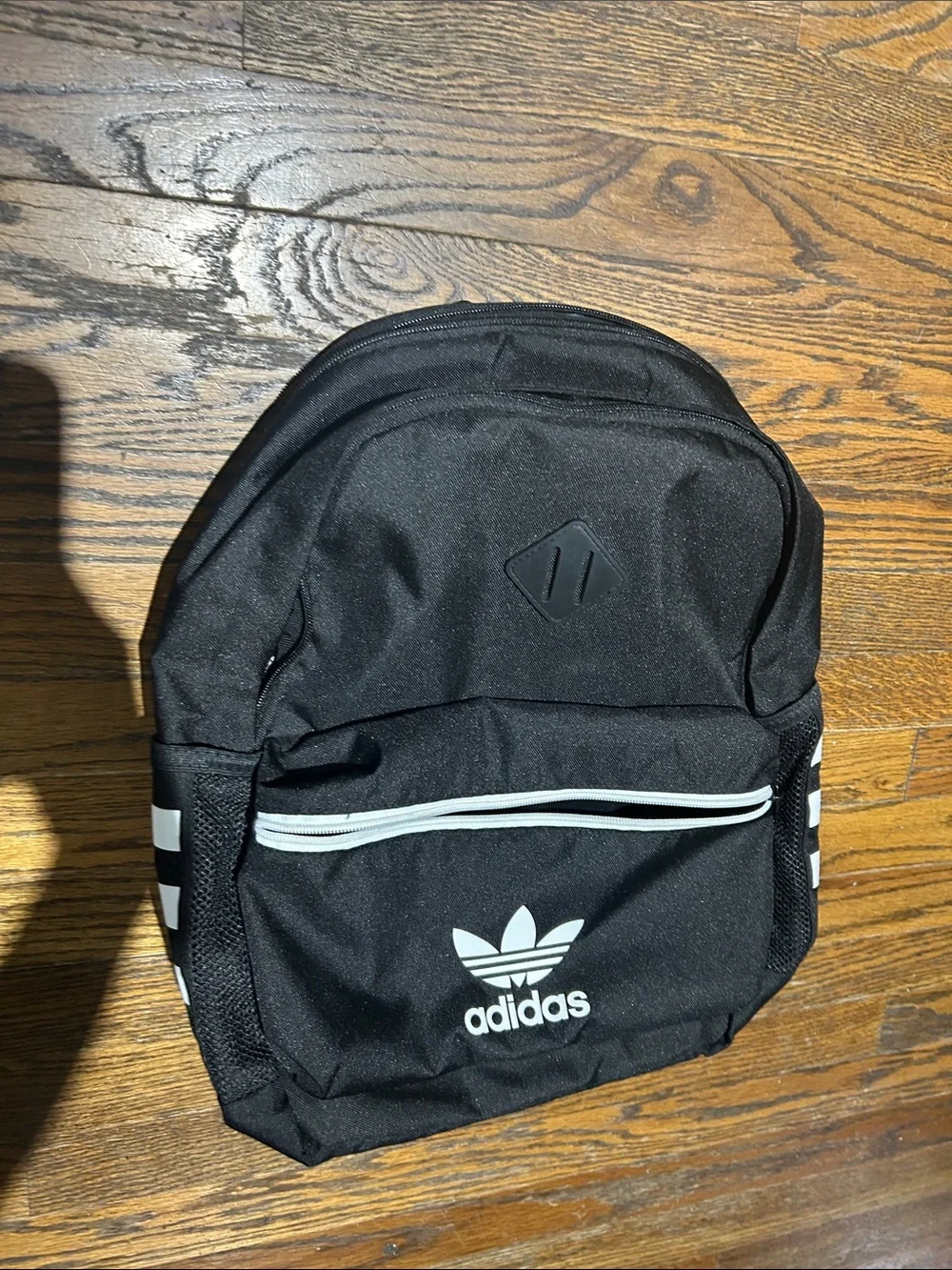 adidas Black and White Trefoil Backpack